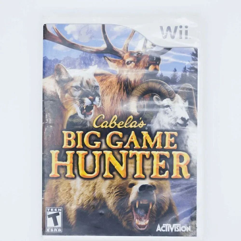 Wii Cabela's Big Game Hunter and Championship Foosball